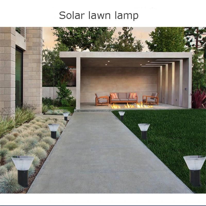 New Sales Popular Outdoor Die-Casting Aluminum Smart IP65 LED Solar Lawn Yard Lamp