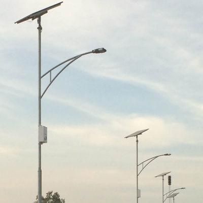 CE RoHS Certified HDG 7m Pole 40W Split Solar Street Light Lithium LiFePO4 Battery Mono Solar Panel DC12V IP65
