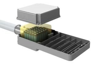 CB CE Certificated 30W 40W 50W IP65 Waterproof All in Two LED Solar Street Lamp with 12V Lithium Battery for Outdoors