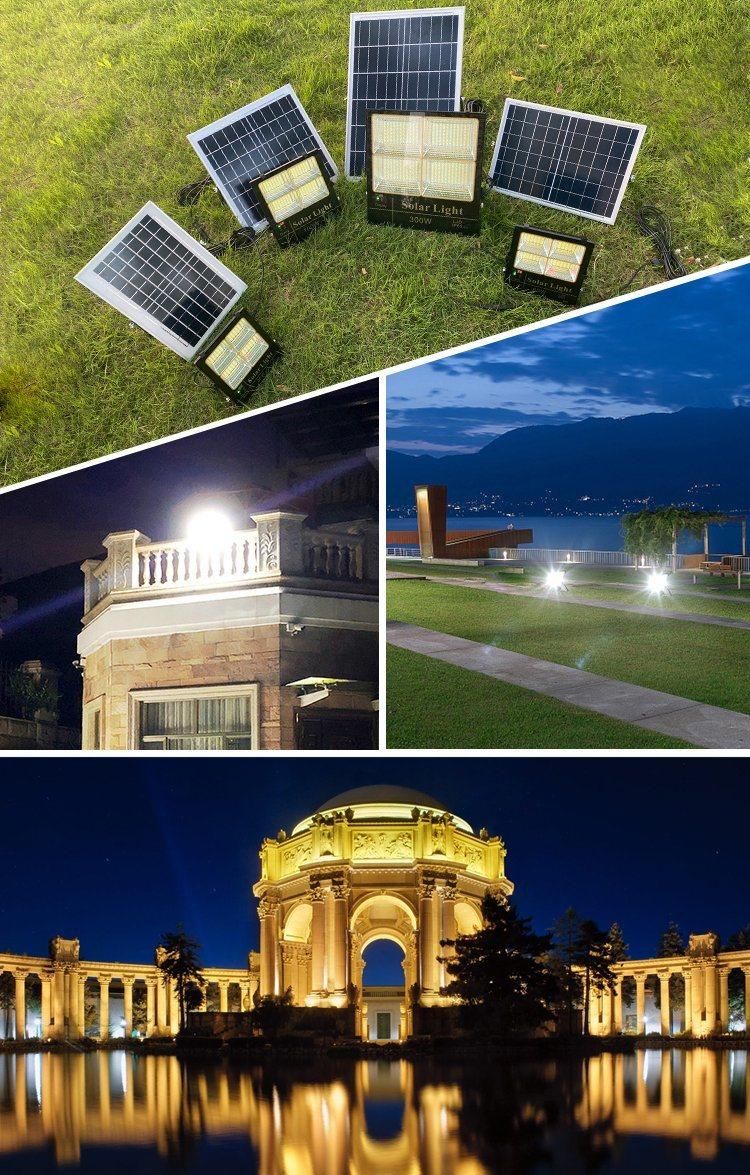 Bspro High Quality Competitive Price Solar Flood Light Energy Saving LED Solar Panel Flood Light