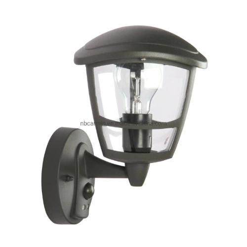IP44 Rated Outdoor Wall Lantern Light with PIR Motion Sensor