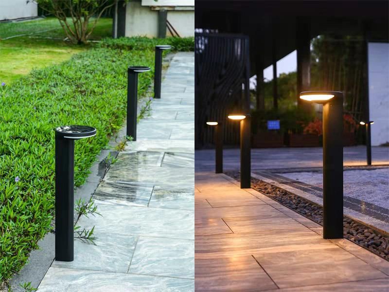 Outdoor IP65 Waterproof Solar LED Bollard Lawn Light