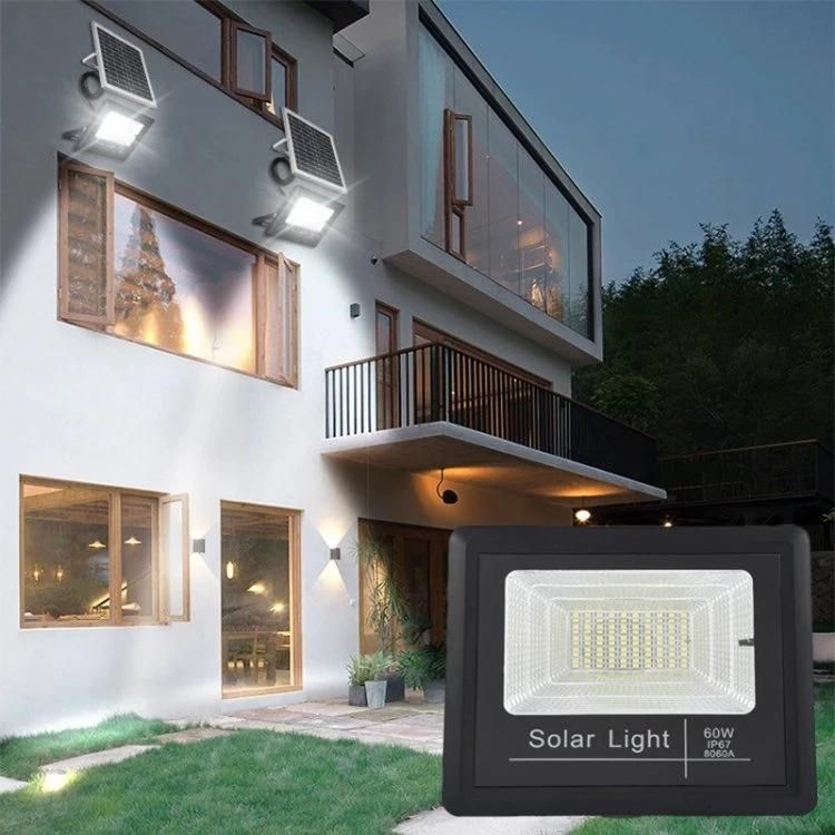 Solar Power System Outdoor 60W LED Garden Solar Flood Light with Motion Sensor