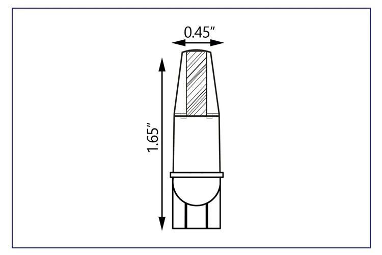 Lt104W1 2700K-6000K 1W 100lm 12V AC/DC T10 Wedge Base LED Light Bulb for Outdoor Landscape Patio Path Lawn Lighting