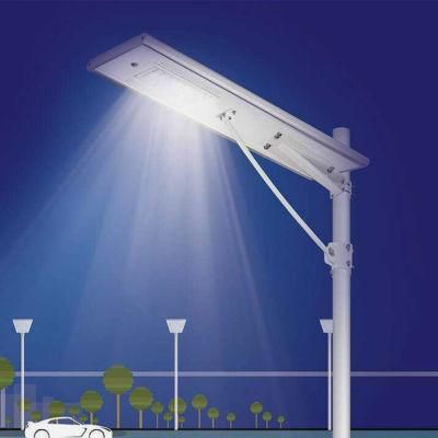 High Lumen Outdoor Installation Waterproof IP65 Outdoor Lamp 40W Integrated All in One Solar LED Street Light