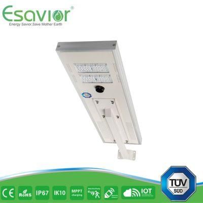 Esavior Ies Type 1~5 with Professional Optical Designs Available 50W Solar Street Light Solar Lights