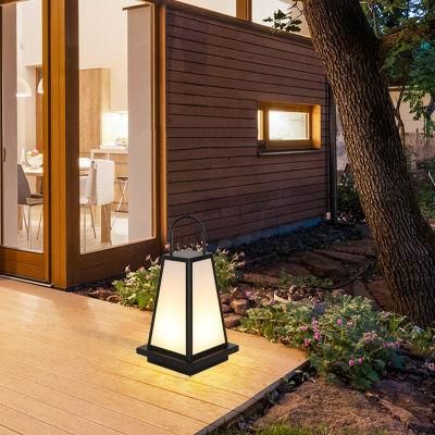 Vintage LED Pillar Light Outdoor Japanese Decorative Waterproof Garden Yard Park Pathway Gate Door Villa Hotel Post Alloy Lamp