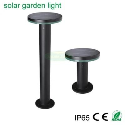 Bright 80cm Height LED Post Landscape Lawn Lighting Outdoor LED Solar Garden Light with Warm+White LED Light