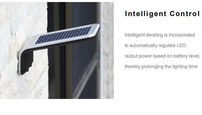 All in One Solar LED Garden Street Light with Remote Control