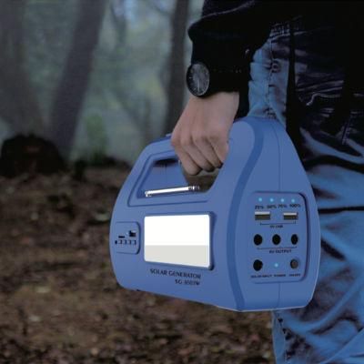Multi-Function Portable Solar Generator 3W Power Supply with Solar Panel for Power Supply