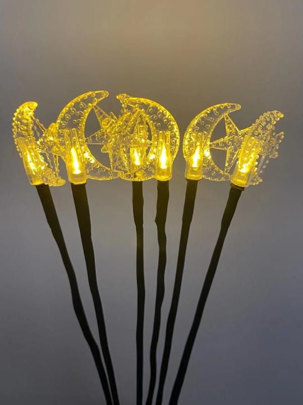 Solar Wind Flower Garden Floor Lights