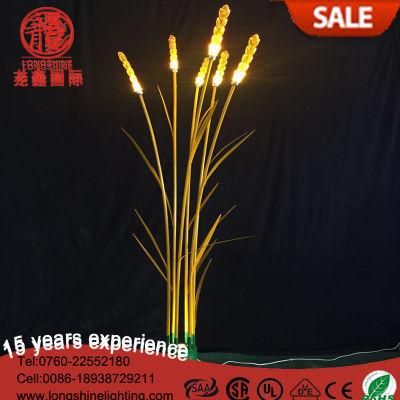 LED 220V IP68 Yellow Decorative Christmas Wheat Garden Outdoor Lights