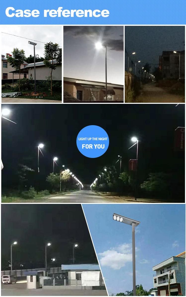 56W Outdoor Street Lamp All in One Integrated LED Solar Light
