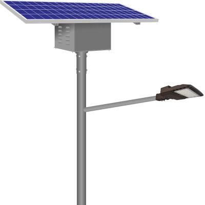 50W Solar Street Lighting System Bollard 220 Volt LED Lights for Rural Areas//