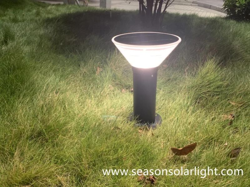 High Power Solar Outdoor Lighting Waterproof European Modern Style 5W Garden Post Gate Lighting