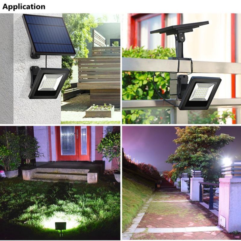 Garden Floodlight Solar Lamp for Outdoor Luz Solar Lighting