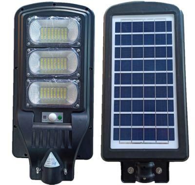 Yaye 2021 Outdoor 150W IP65 Garden LED All in One Integrated Solar LED Street Light with Rador Sensor + Remote Controller