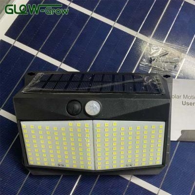 Warm White 3000K IP65 Waterproof Solar Powered LED Wall Light for Garden Use