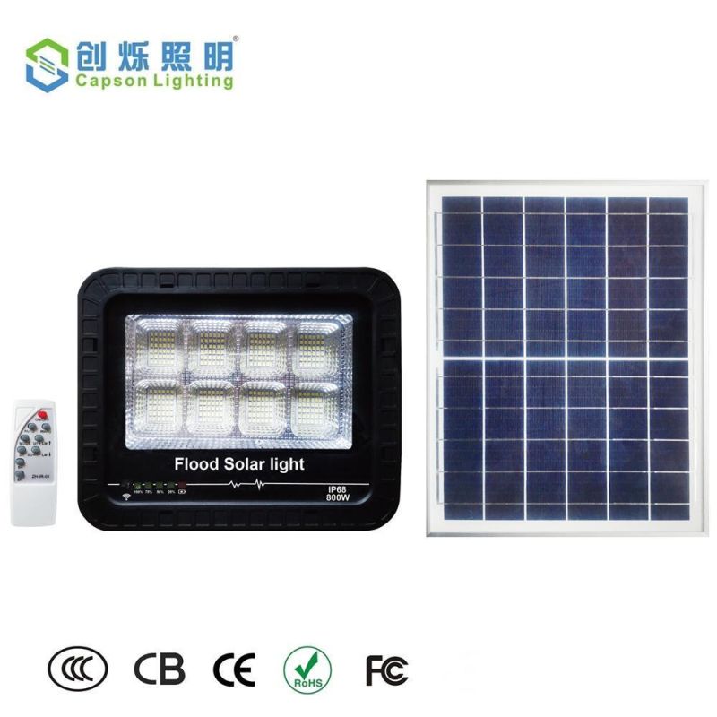 New Design 14.2W 1430lm IP68 Solar Flood Light for The Park