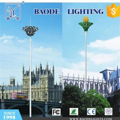 18/21/25/30/35m Q345 Steel High Mast Lighting Pole (BDGGD009)