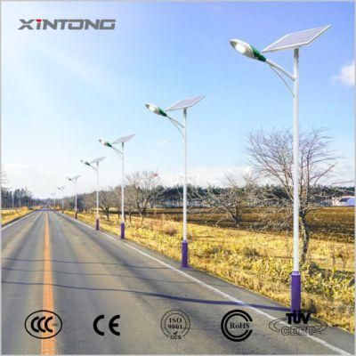 CE/RoHS Battery Hanging Double Lamp Solar LED Street Lighting