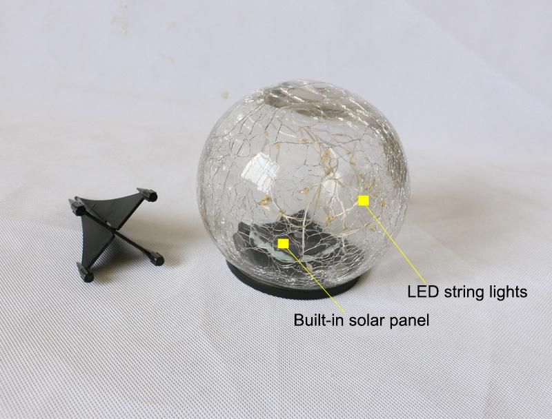 LED Solar Outdoor Waterproof Crack Light Garden Lawn Light