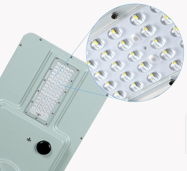 China Manufacturer All in One IP65 Waterproof Remote Control 70W Outdoor LED Solar Street Lamp