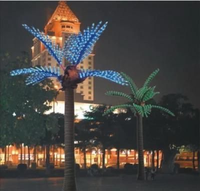 Outdoor Christmas Decorative LED Coconut Palm Tree Light with CE RoHS