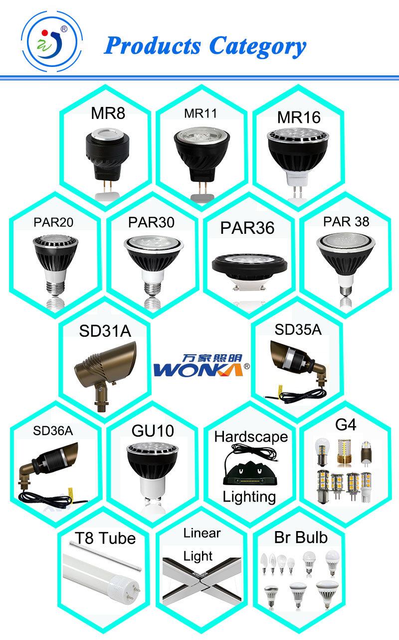 IP65 Waterproof Lighting Dimmable 6W MR16 LED Spotlight