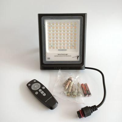 Rd Warm Solar Flood Light with IP66 Waterproof 30W