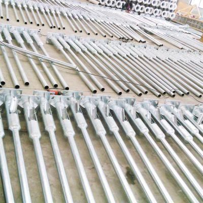 LED Stainless Steel Aluminum Galvanization Telescopic Column Pole