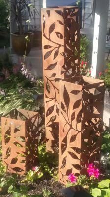 Lighting Box, Metal Garden Lantern, Steel Bollards