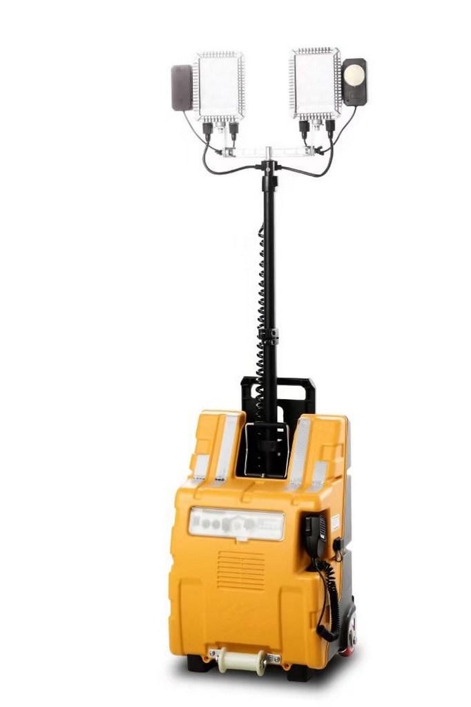 Portable High-Power Outdoor Lighting for a Long Time Construction Generator Light Tower