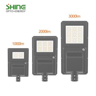 Wholesale Outdoor Integrated LED Sensor Solar LED Street /Road Light with Panel Sensor and Lithium Battery 10W 15W 20W Public Smart Streetlight