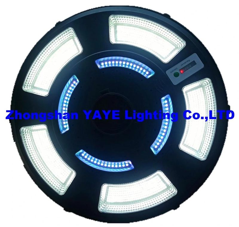 Yaye Hottest Sell 400W/300W UFO RGB Outdoor Waterproof All in One IP65 Road Street Roadway Garden Yard Smart with Motion Sensor Integrated LED Solar Light
