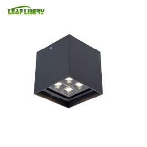 100X100 Exterior Square Lighting 12W High-Powered Replaceable LED Ceiling Light Fixture