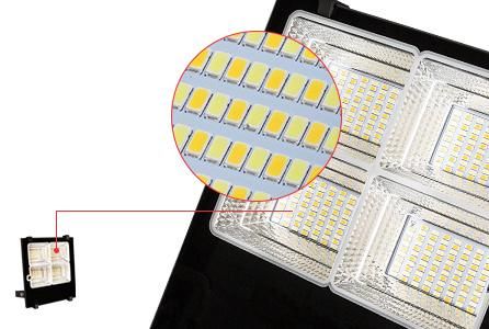 Bspro High Quality Competitive Price Solar Flood Light Energy Saving LED Solar Panel Flood Light