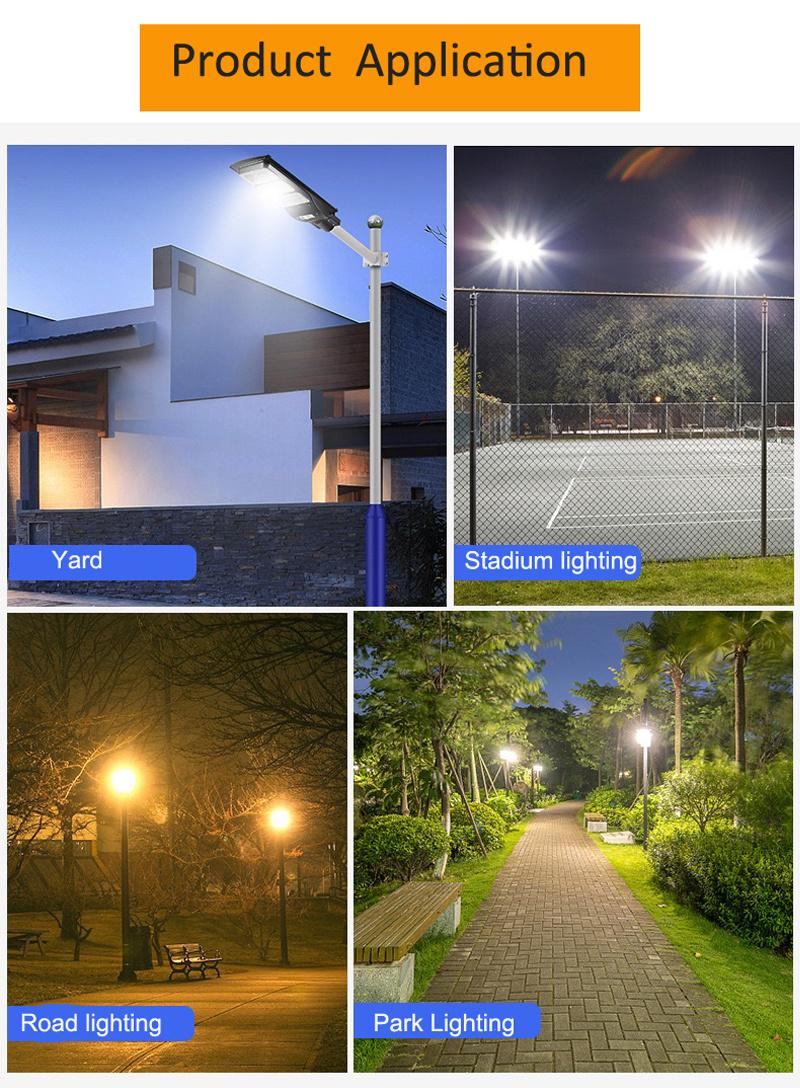 Wholesale 60W 90W 120W Remote Control Sensor ABS LED Outdoor Waterproof IP65 Solar Street Light