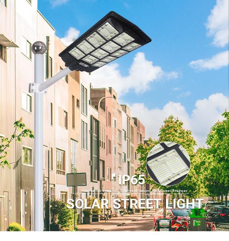 100W 200W 300W LED Outdoor Street Lamp Waterproof All in One Solar Street Lights