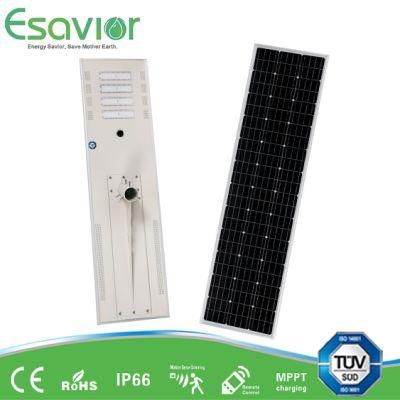 CE IP67 Ik10 RoHS Waterproof Outdoor All in One/ Integrated Solar LED Street Light Garden Lamp 30W, 40W, 50W, 60W, 70W, 80W, 90W, 100W 120W, 150W, 200W