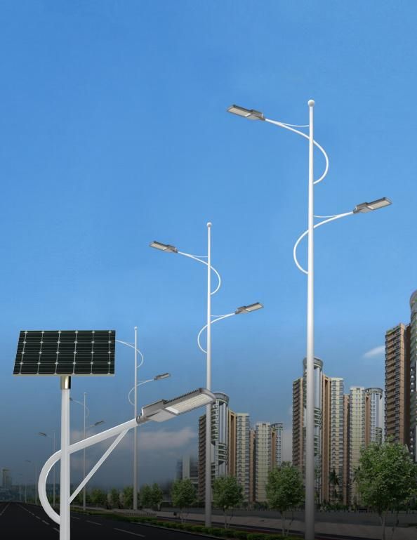 High Power LED Solar Lamps Manufacturers in China Outdoor100W Solar Street Light with LED Lights for Road Lighting