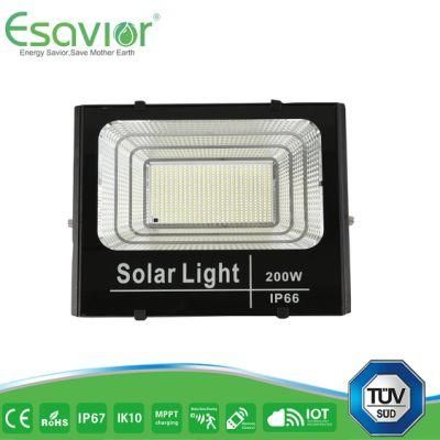 Esavior 2700lm Solar Flood Lights Jbp Series with Ik10//IP67CE/RoHS Certifications