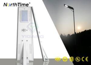 60W Outdoor Solar Street Lighting Motion Sensor Light Sensor Time Control