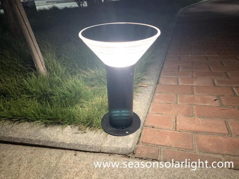 Outdoor Solar Style Lighting Garden Pathway Decorative IP65 LED Lawn Light with Warm+White LED