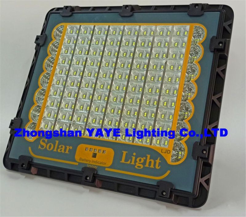 Yaye 18 Hot Sell USD15.5/PC 50W LED Solar Garden Lighting with Radar Sensor/Remote Controller