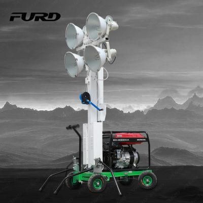 Flexible High Brightness Light Tower for Construction