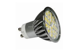Aluminum Dimmable GU10 24 5050 SMD LED Bulb Spotlight
