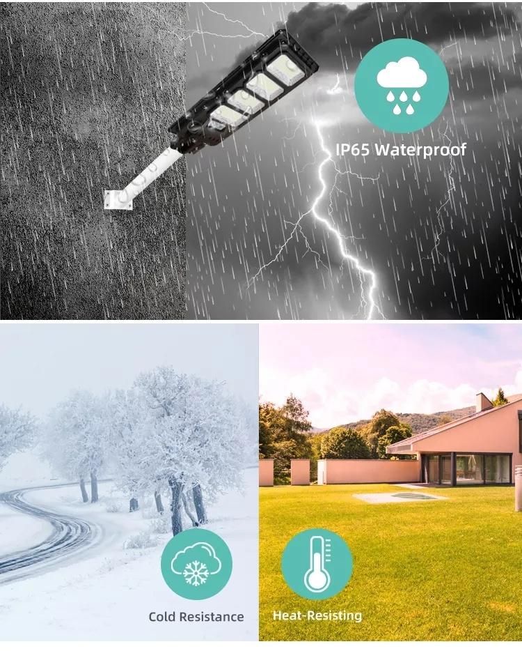 Outdoor Waterproof 300W LED Solar Street Light with Sensor