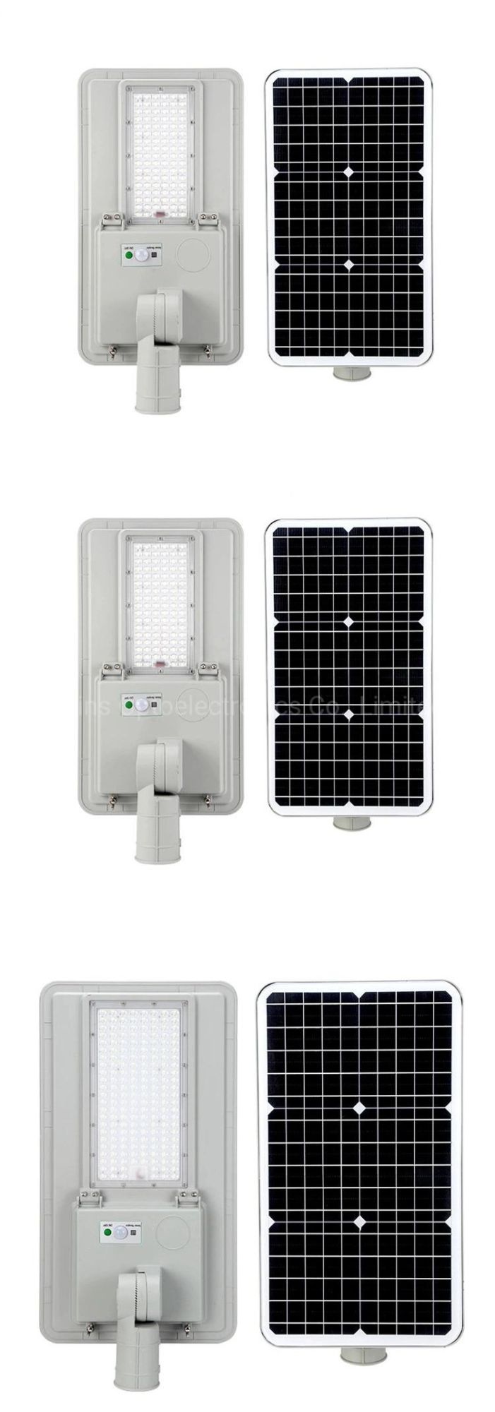 High Lumen Waterproof IP66 60W LED Solar Street Light