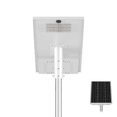 Direction Adjustable Aluminum 40W Integrated Solar LED Street Light with Pole 6m
